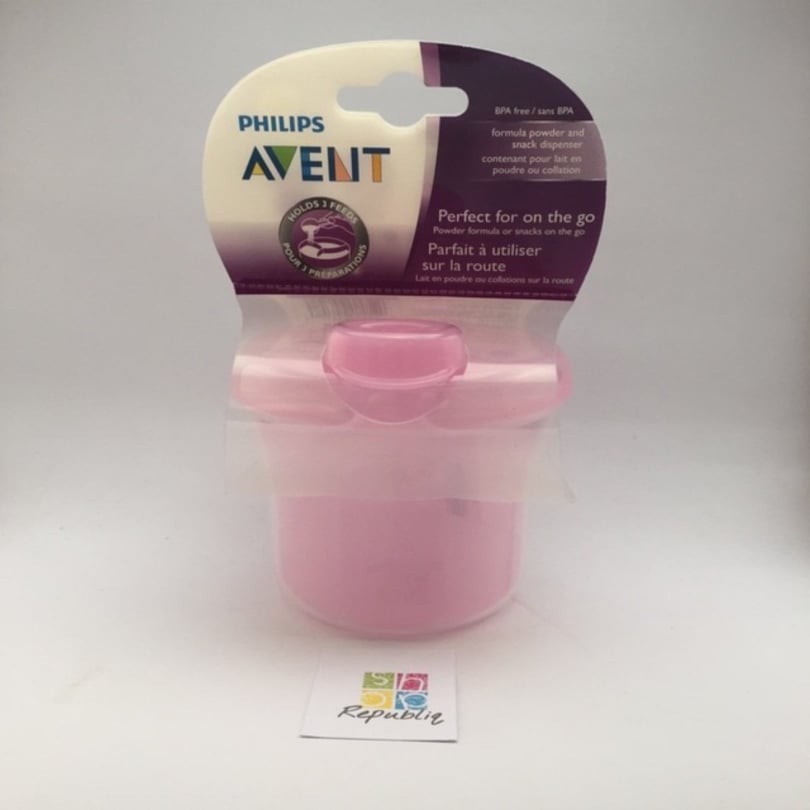 avent milk dispenser pink