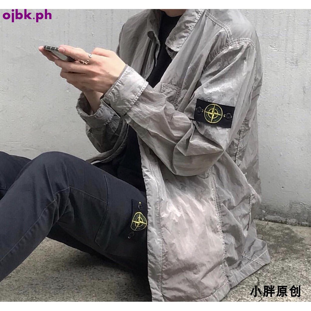 stone island nylon sweater