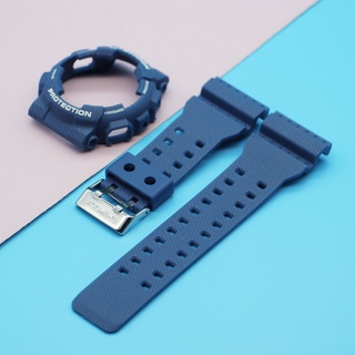 （Selling）（Ready Stock）Silicone Watch Strap +Case with tool for Casio G-Shock GA-110 GA100 GA120 GA15 #6
