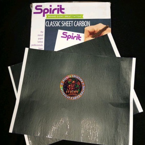 US Spirit Carbon Stencil US Made Tattoo Carbon Stencil Paper Shopee