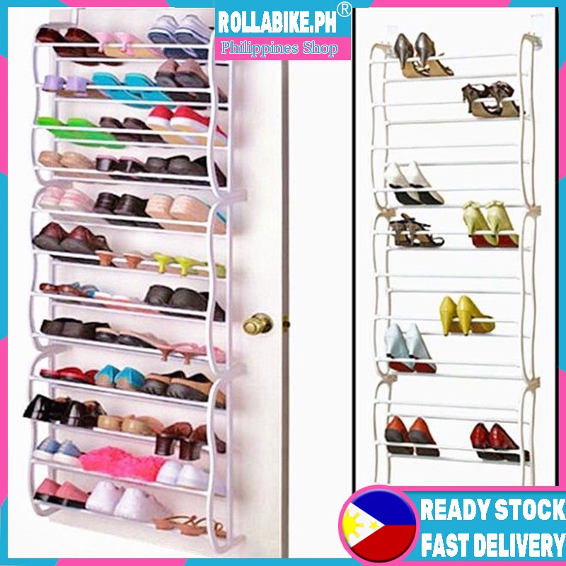 COD 36 Pair Over the door Shoe Rack Hanging Shoes organizer Wall ...