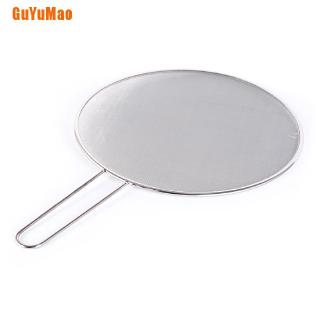 [GUYU] 1X stainless steel cover lid oil proofing frying pan splatter screen spill proof #3