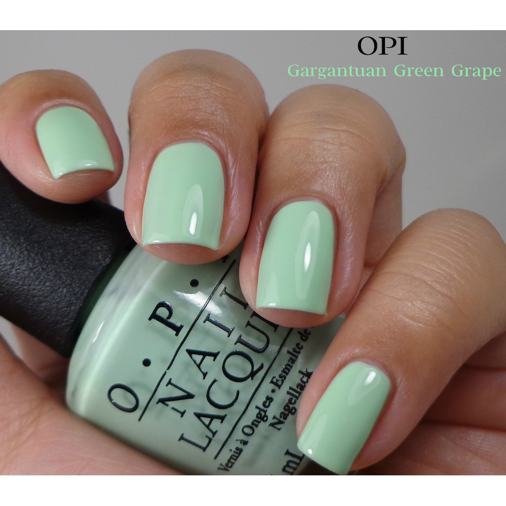 opi green nail polish