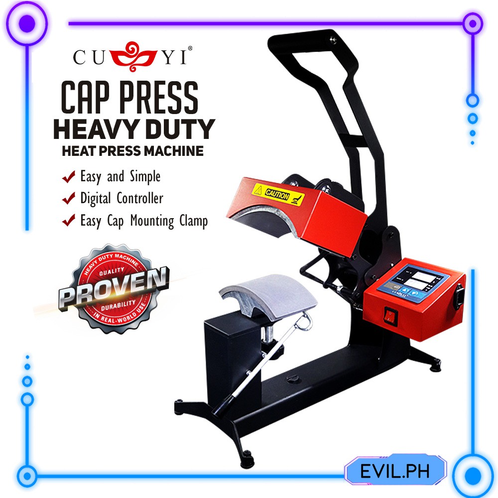 CUYI Heat Press Machine Heavy Duty ( CAP // LOGO // PEN // PLATE