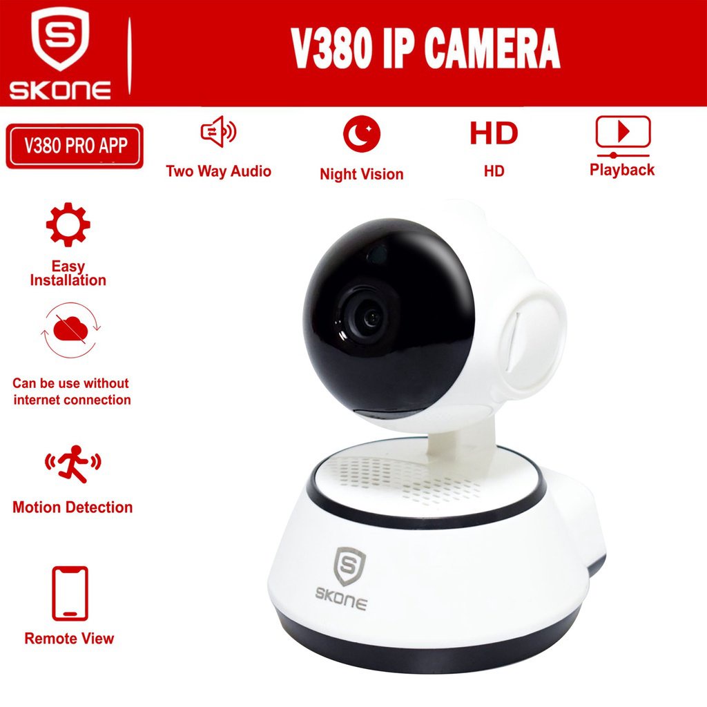 V380 Q6 1080P IP Cam 360 Degree 3D Panoramic WiFi CCTV Camera IP CAM ...