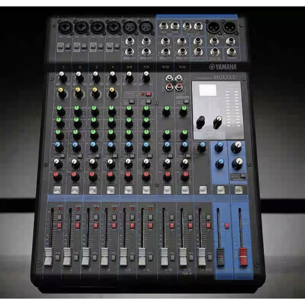 Yamaha Mg12xu 12channel Digital Analog Stage Professional Sound Card Mixer Audio Shopee Philippines
