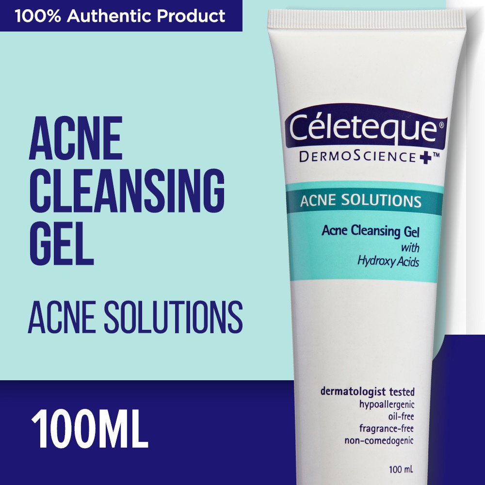 Céleteque Acne Solutions Cleansing Gel 100mL Shopee Philippines