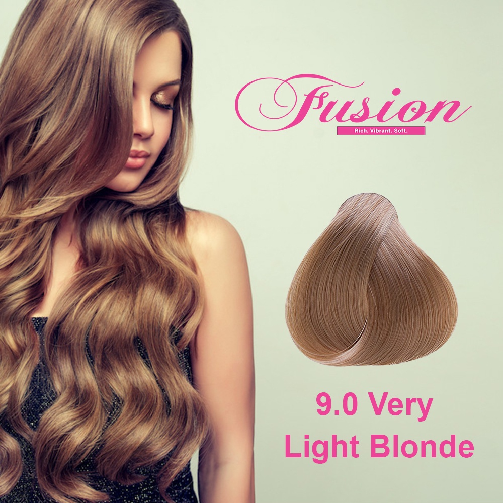 Fusion Hair Color  Very Light Blonde Permanent Hair Color | Shopee  Philippines