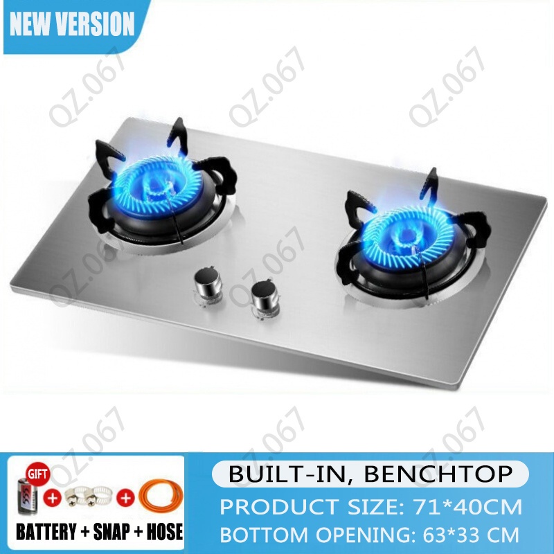 Built In Gas Stove Gas Stove Recessed LPG Stainless Steel Large Gas   Bbdf52473a49a3d2db7ad77904561227