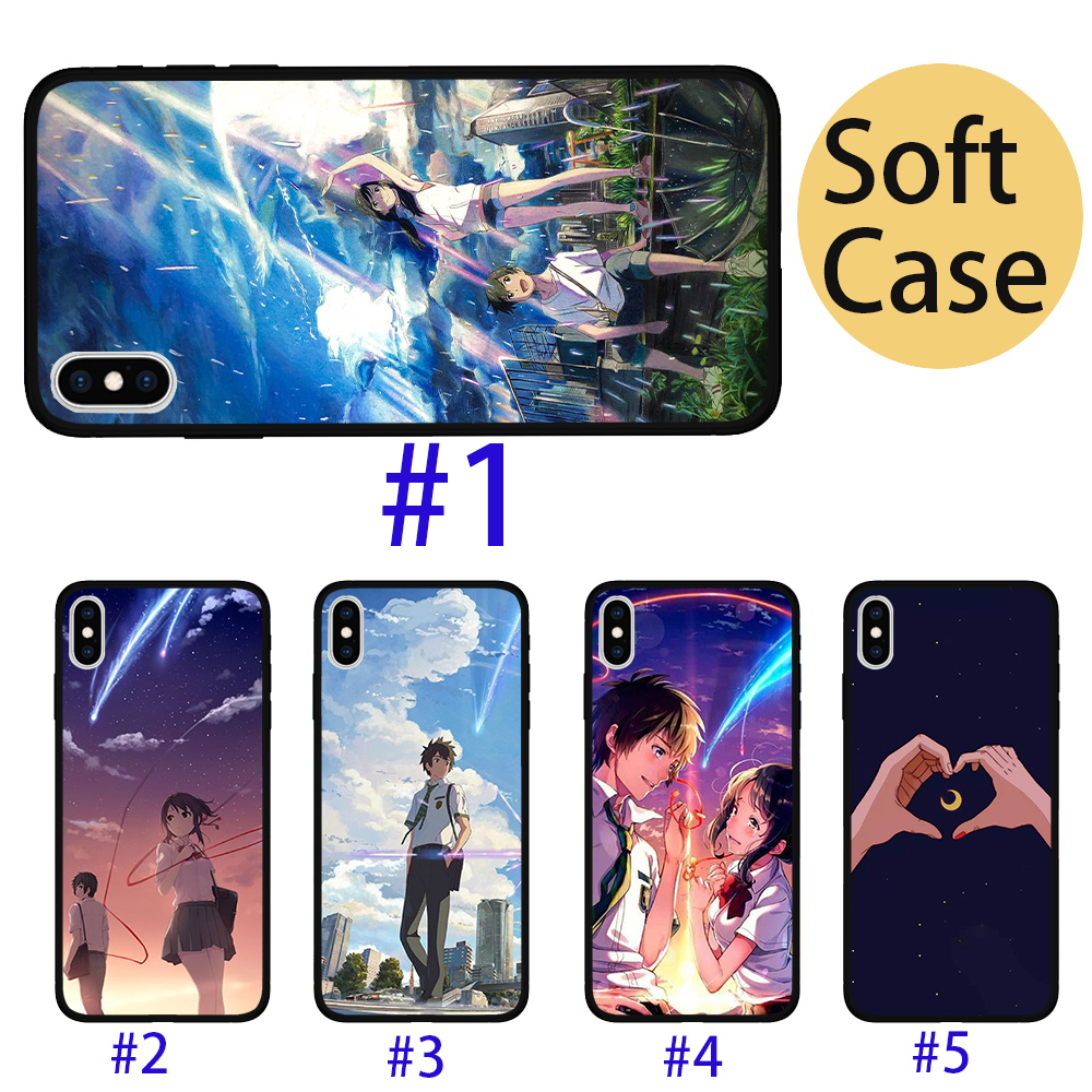 Phone Cover For Realme 5 5i 5s 6 6i 6 Pro C2 C3 C11 C12 C15 XT X2 Your Name  Anime Cute Couple Soft Case | Shopee Philippines