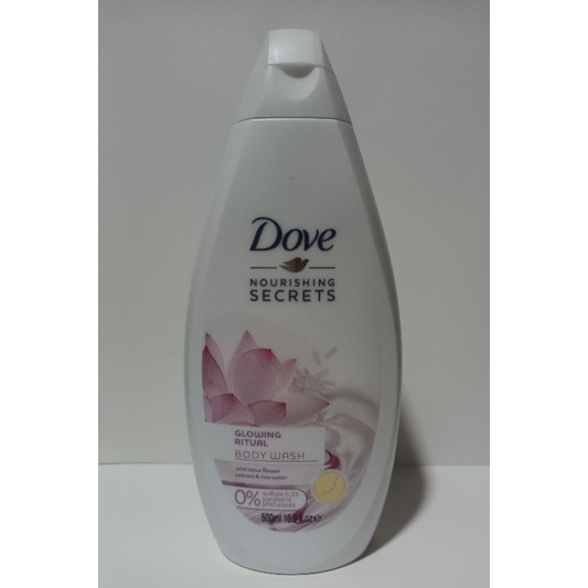 Dove Glowing Ritual Body Wash, Lotus Flower Extract & Rice Water 500mL
