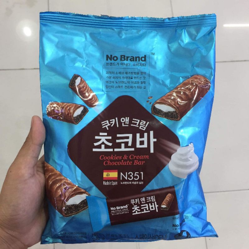 NO BRAND COOKIES & CREAM CHOCOLATE BAR Shopee Philippines