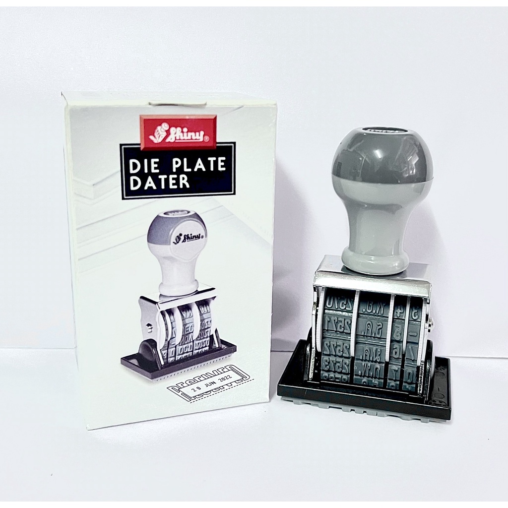 Rubber stamp RECEIVED + Rotating date (alphabet height 4 mm.) Brand