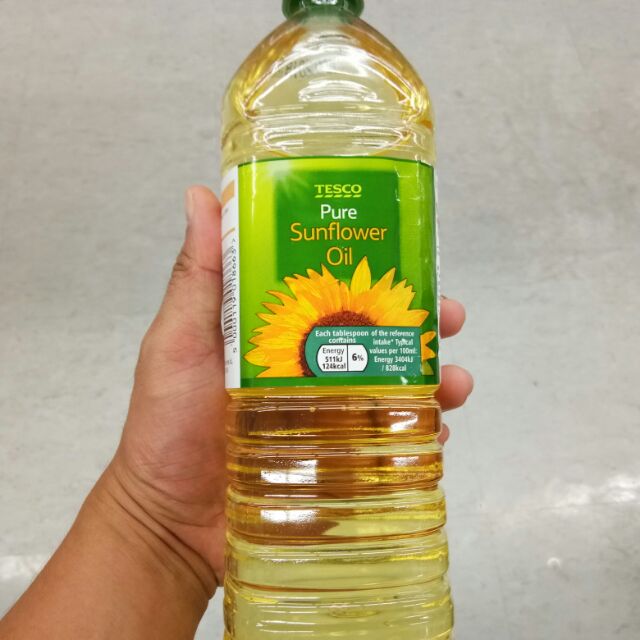 Tesco Pure Sunflower Oil 1 Litre | Shopee Philippines
