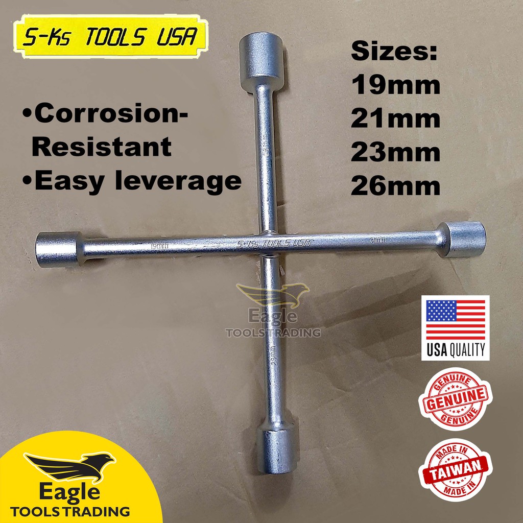 Cross Wrench Sks Tools Usa 14 Inch Heavy Duty Universal Lug Wrench 4 ...