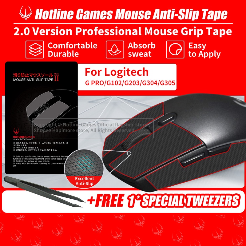 Hotline Games Mouse Grip Tape For Logitech G Pro Wired G G G G Gaming Mouse Anti