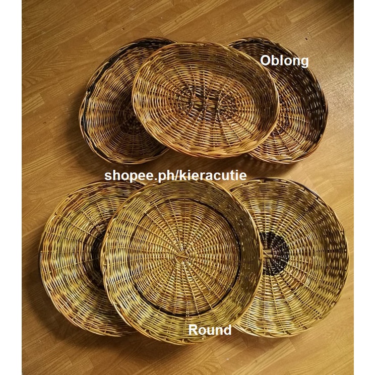 Rattan Plate Native Nito Plate Paper Plate Holder Nature Friendly