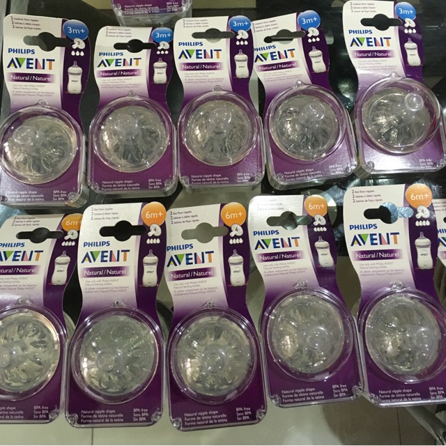 avent non spiral teats