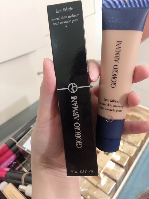 Giorgio Armani Face Fabric Foundation Second Skin Makeup | Shopee  Philippines