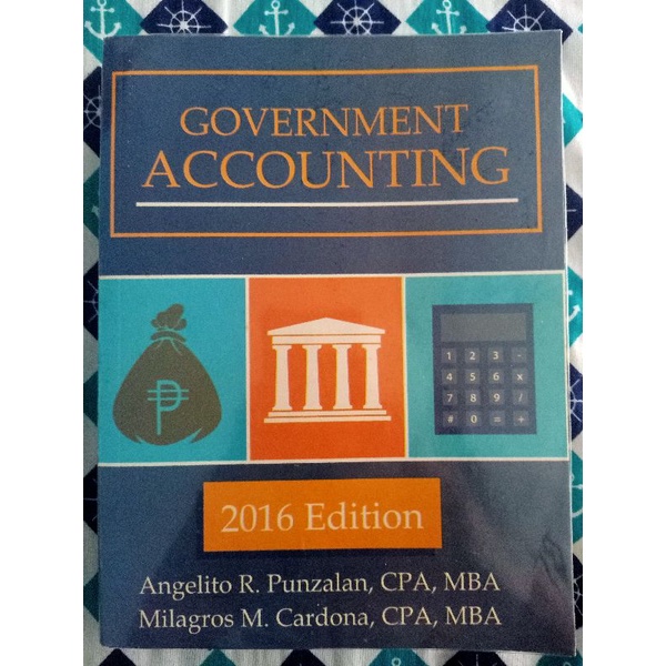 Government Accounting 2016 Edition By Punzalan And Cardona | Shopee ...