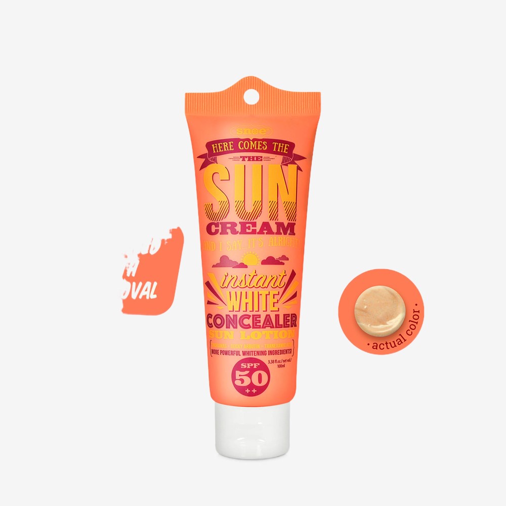 Snoe Beauty Here Comes The Sun Cream Instant White Concealer Sun Lotion ...