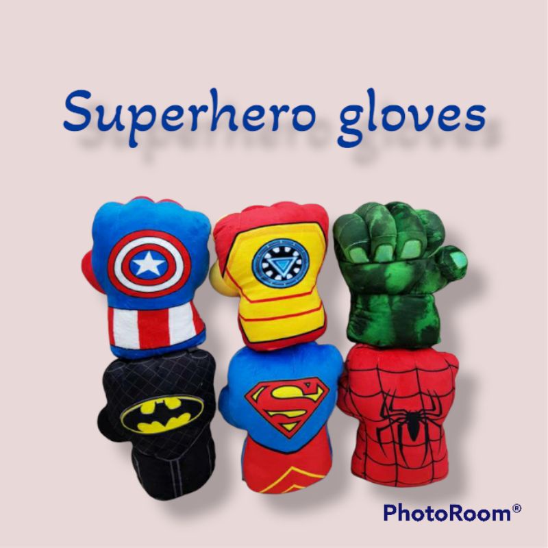 Superhero Boxing Gloves avengers Boxing Gloves Pillow Doll hulk
