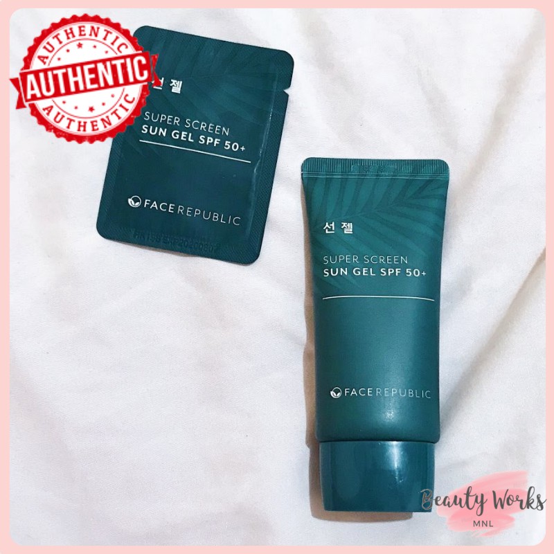 super screen sun gel spf 50
