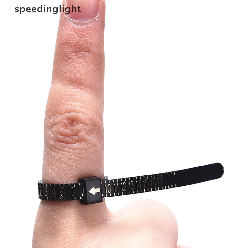 【SPGH】 Ring Sizer US/Europe/UK Tape Ruler Measuring Finger Jewelry Measure Gauge Tool Hot