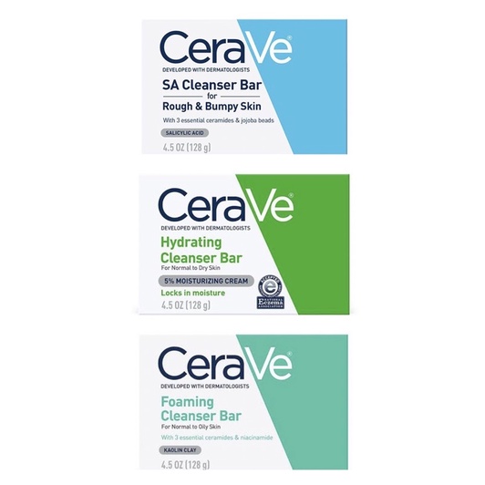 Cerave CLEANSER BAR (128g) Shopee Philippines
