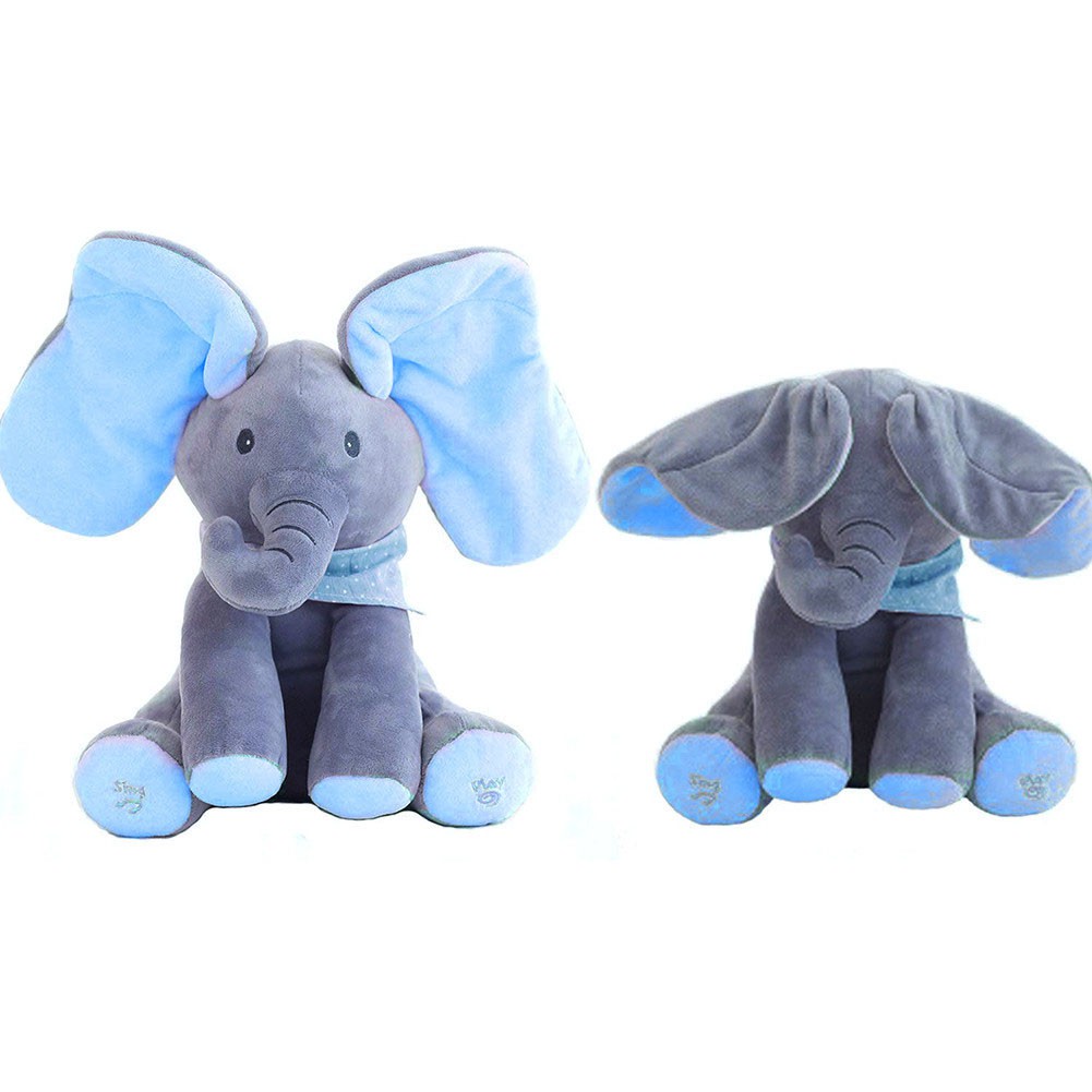 peek a boo elephant blue
