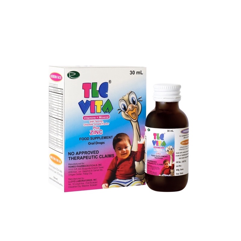 TLC Vita Drops plus Zinc Shopee Philippines