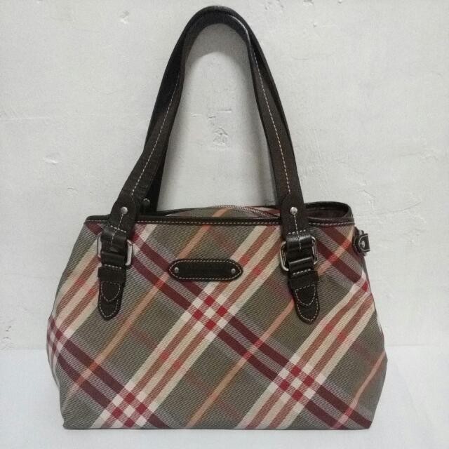 burberry blue label tote