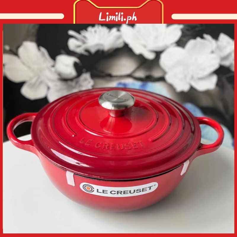 France Le Creuset Enamel pot 26cm Enamel Soup Pot Cast Iron Stew Pot Seafood pot stew pot Mommy