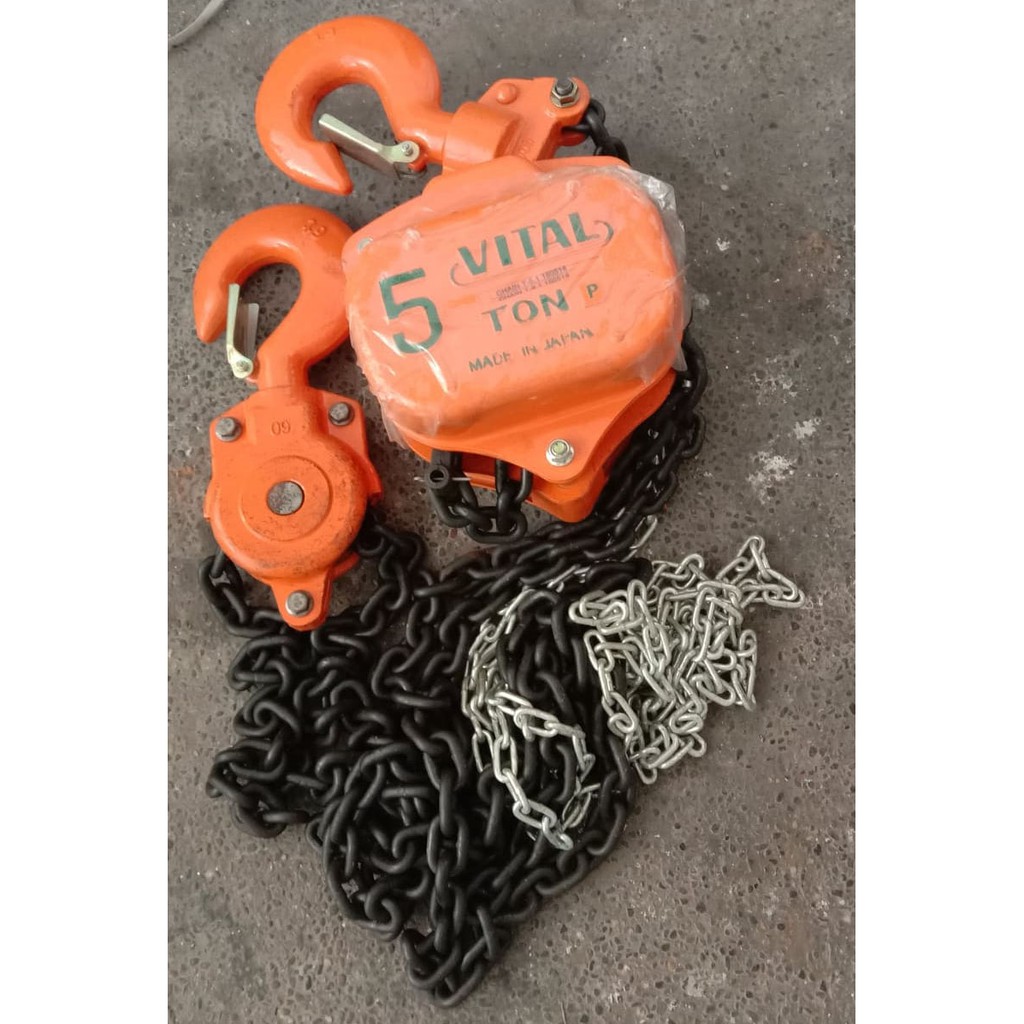 ORIGINAL VITAL CHAIN BLOCK 5 TONS MADE IN JAPAN | Shopee Philippines