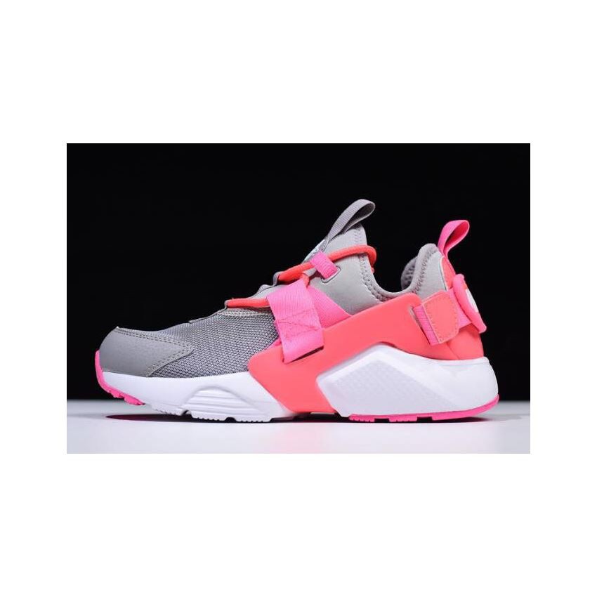 nike huarache city low pink