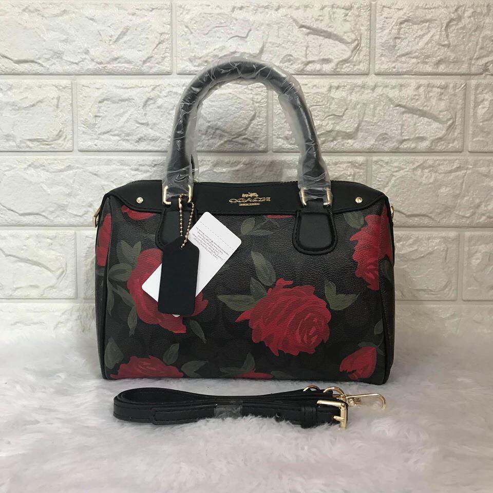 coach flower print bag