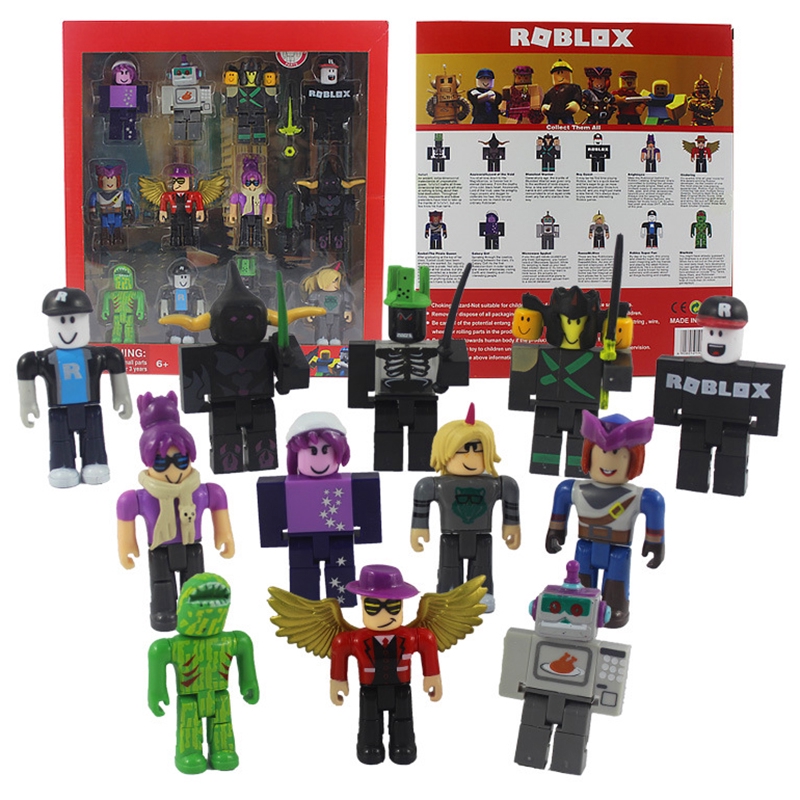 12pcs Roblox Game Character Accessory Mini Action Figure Dolls - roblox jailbreak great escape playset for kids lazada ph