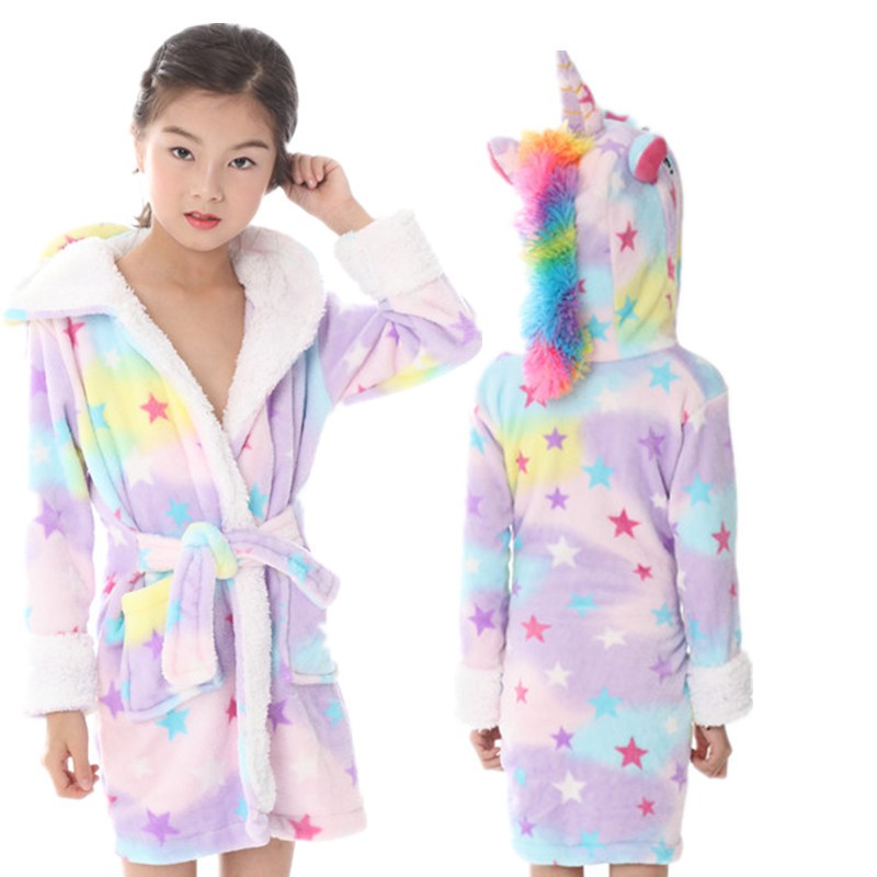 unicorn dressing gown ladies