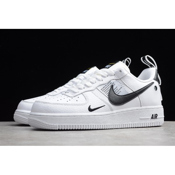 nike air force one overbranded white