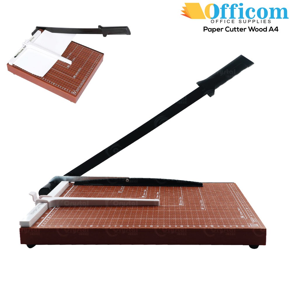Paper Cutter Wood A4 Manual Paper Cutter Office Photo Paper