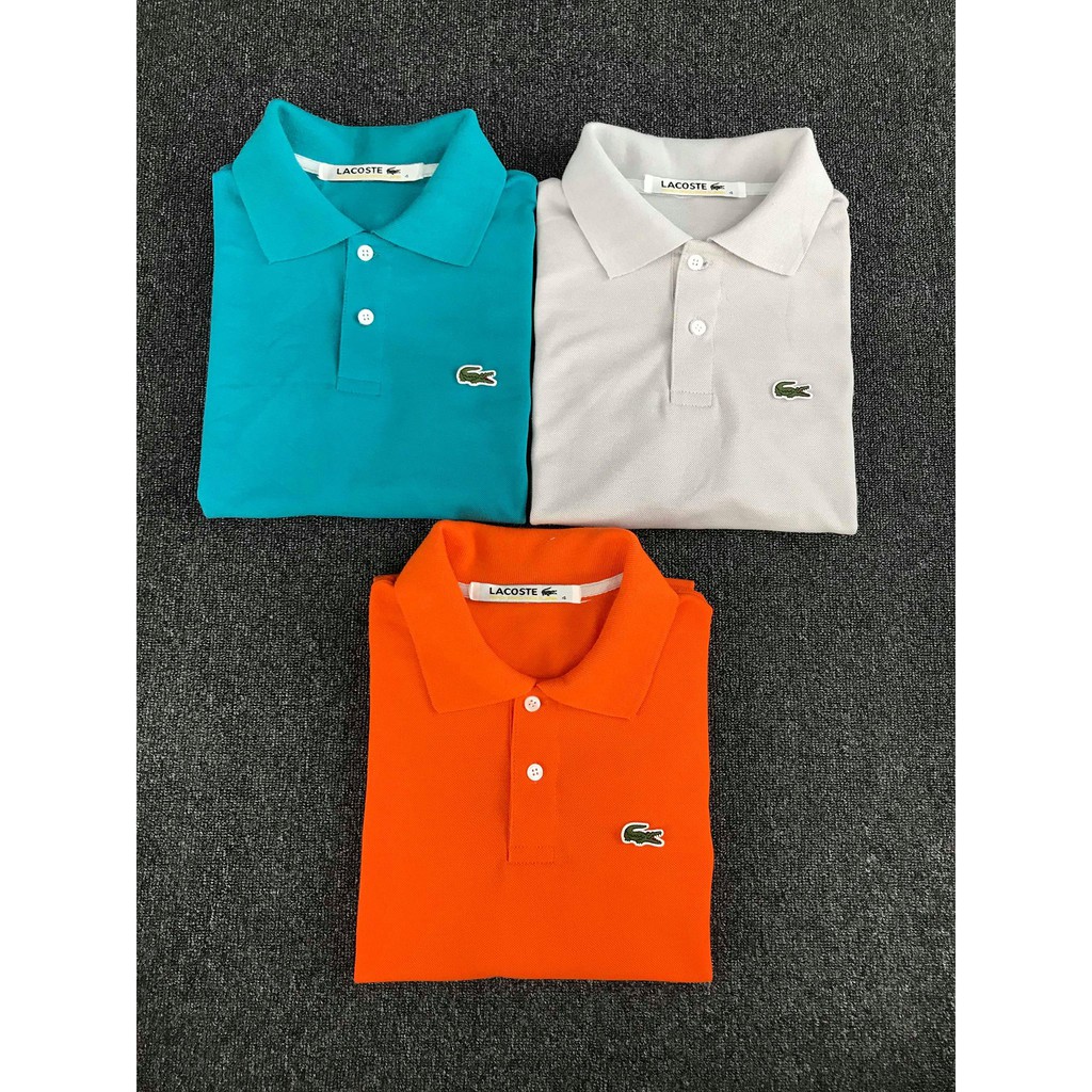 lacoste plain shirt