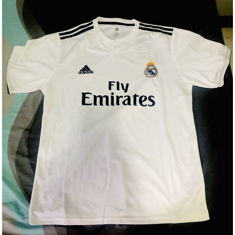 real madrid button jersey
