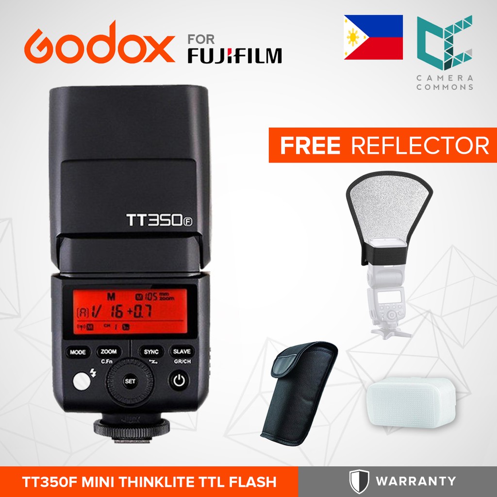 Godox TT350F Mini Thinklite TTL Flash for Fujifilm Cameras TT350 w