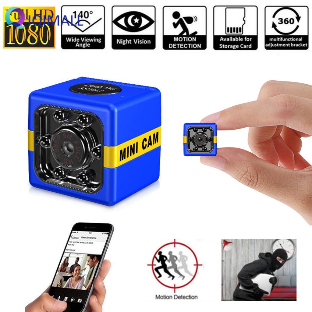 Spy Hidden Camera Portable Cube Camera Mini Security Camera Night Vision Motion Detection Camera