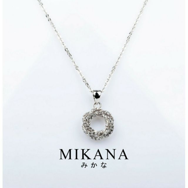 Mikana White Gold Plated Necklace | Shopee Philippines