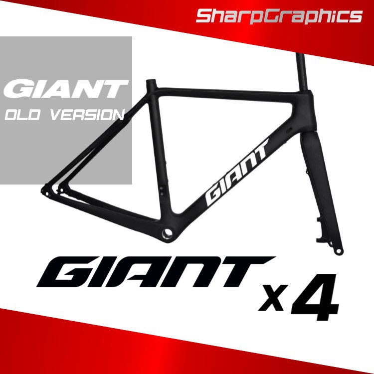 Set of 16 Logos GIANT Bike Stickers Vinyl Decal Frame Cycle Bicycle 