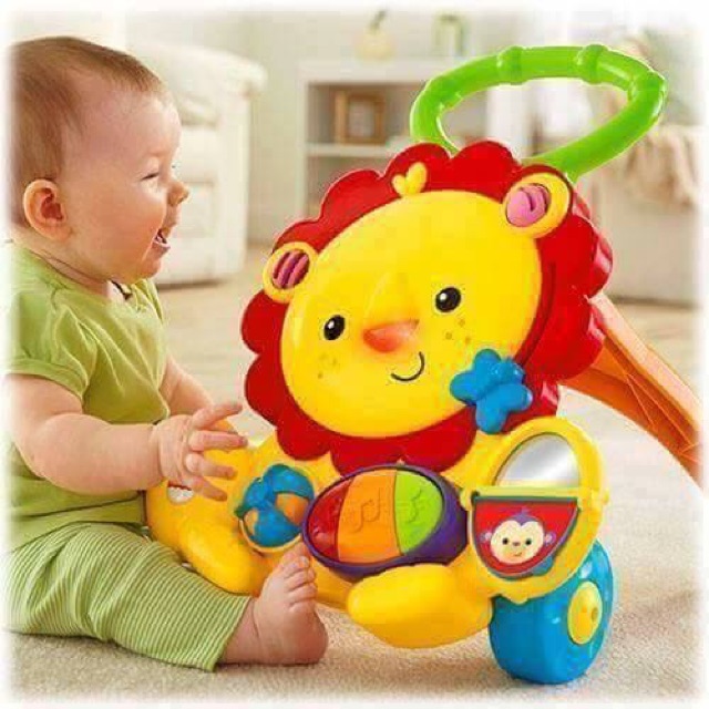 fisher price push walker lion