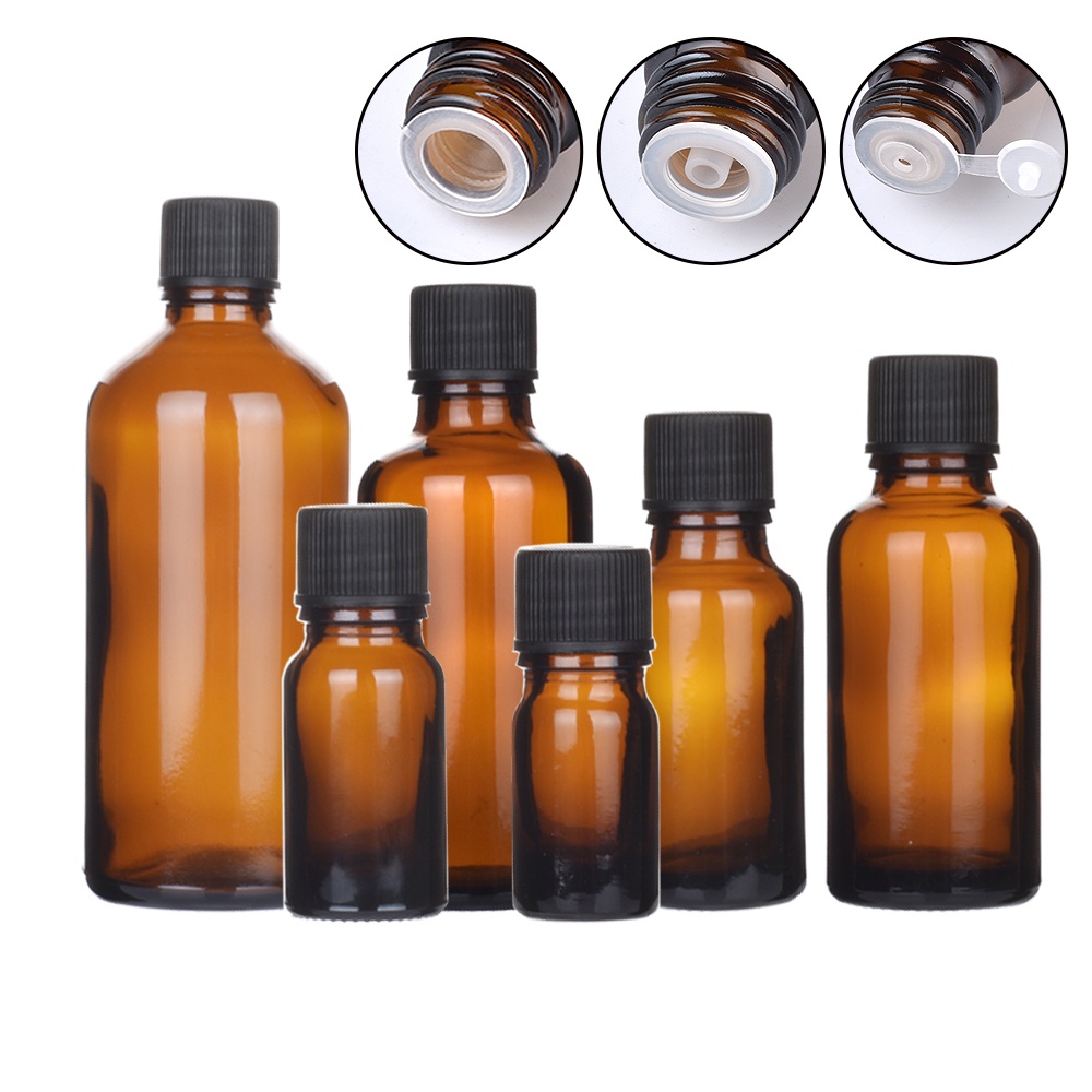 [Ready Stock] 5100ML Brown Glass Essential Oil Drip Hole SubPacking