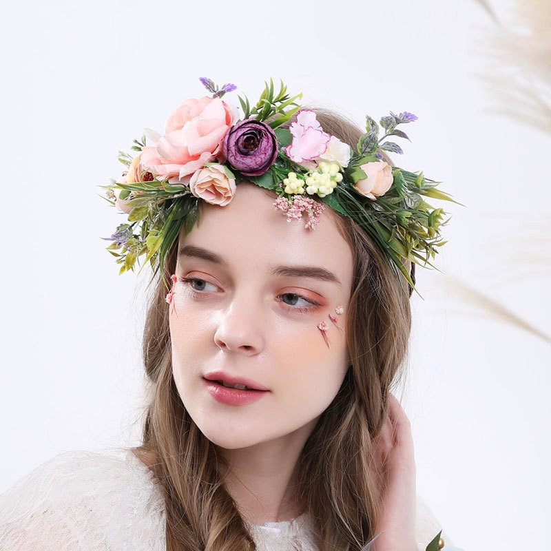 flower crown silk