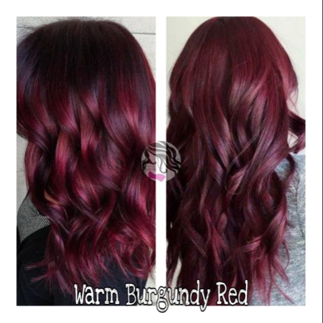 Warm Burgundy Red Hair Color Shopee Philippines